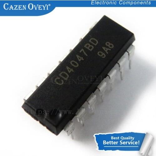 10pcs/lot CD4047BE DIP14 CD4047 DIP In Stock