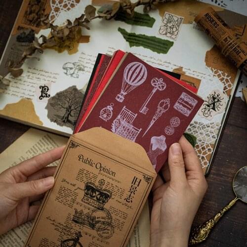 15pc/lot YUXIAN Retro Series Material Paper Stationery School Office Supply Student Writting Pen Party Favor Gift