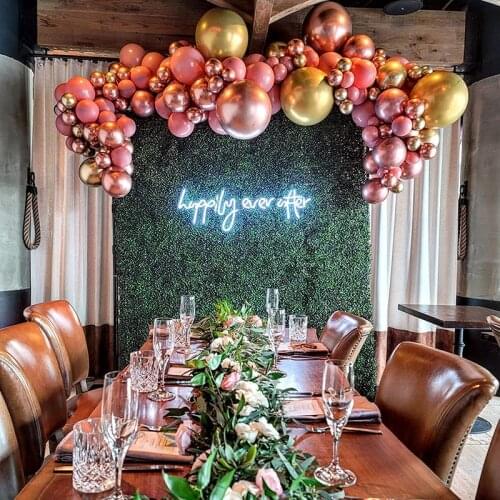 20pcs5inch Gold Silver Rose Gold Round Metal Balloons Chrome Metallic Latex Balloons Wedding Birthday Party Decorations Supplies