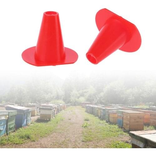 50 Pcs/pack Beekeeping Tool Cone Bee Plastic Escape Device Beehive Nest Door Bees Access In Out Control