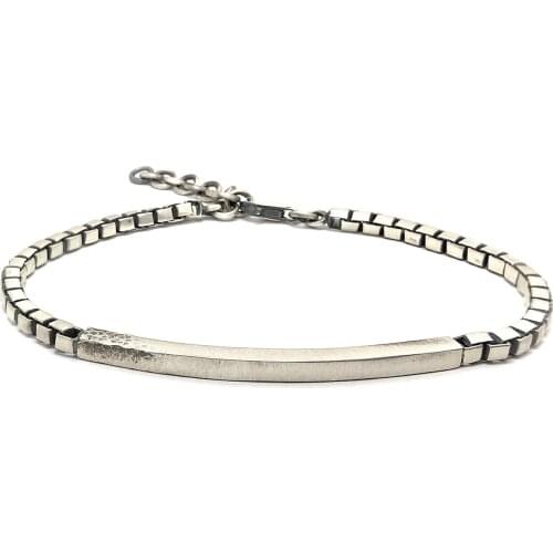 Tennis Bracelet for Men Exquisite Fashion Charm Braclet Chain Hip Hop Bracelets Jewelry Imprint Cubic Chain Silver Mens Bracele