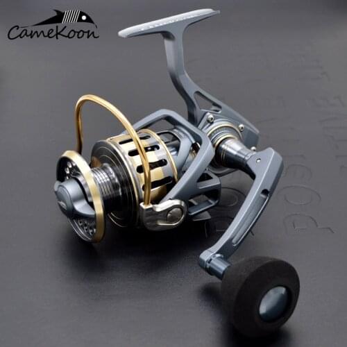 CAMEKOON GW6000 Marlin Tuna Deep Sea Fishing 30KG Drag Spinning Jigging Fishing Coil Saltwater Proof Boat Trolling Fishing Reel