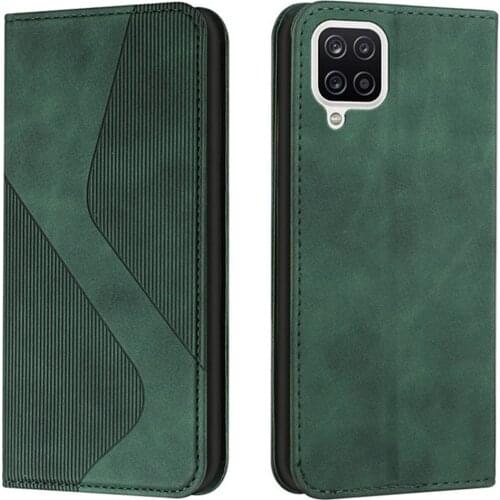 Retro Flip Case for Samsung Galaxy M12 2021 Magnetic Card Slot Luxury Leather 360 Protect Funda for Galaxy M12 Case M 12 Cover