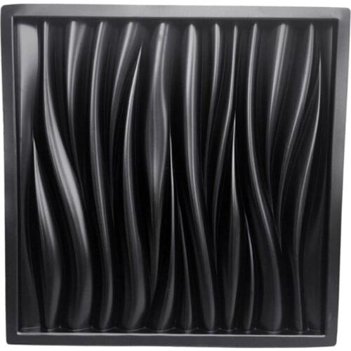 Wave Pattern Wall Concrete Cement Plaster Mold Plastic Brick Stone Tiles DIY Manual Garden Lawn Path Paving Pavement Paver