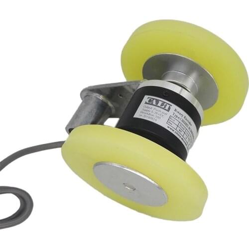 GHW52 200mm / 300mm circumference Polyurethane wheel encoder 500ppr for length measuring