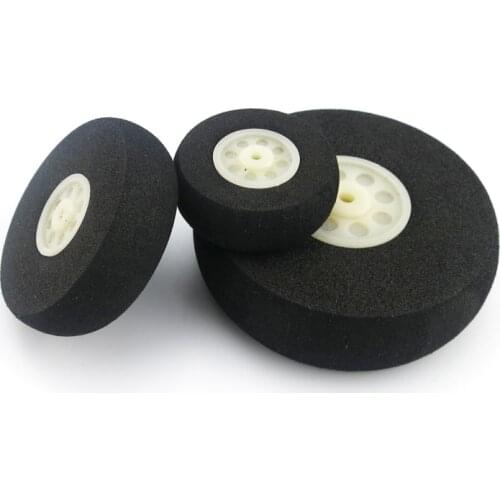 5PCS 20mm 25mm 30mm 40mm 45mm 50mm 55mm 80mm 90mm Sponge Wheel For RC Airplane Fix wing Drone