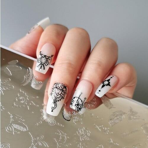 XMQ steel nail art stamping plates tool for stamping image plate templates