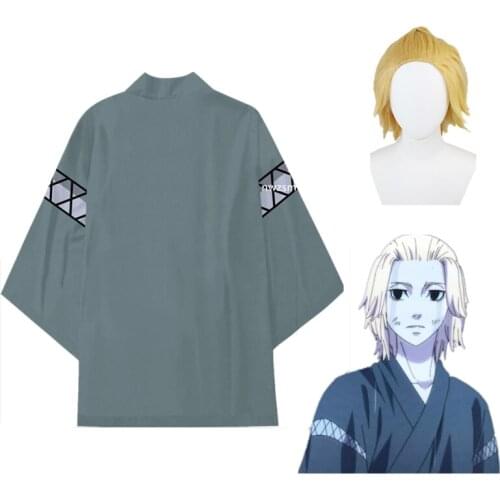 Anime Tokyo Revengers Sano Manjiro Cosplay Costume Unisex Tokyo Manji Gang Mikey Jacket Cloak Halloween Party men and women