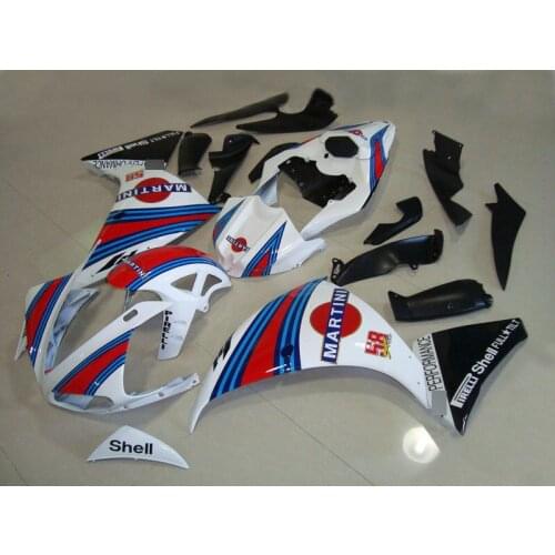 Injection Mold Fairing kit for YZFR1 09 10 YZF R1 2009 2010 YZF1000 COOL Red white blue Motorcycle Fairings set+7gifts YB05