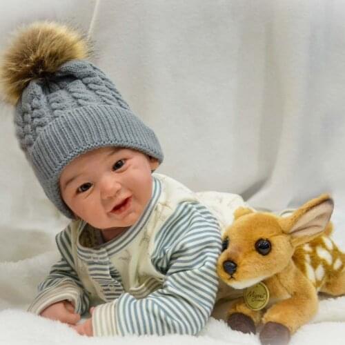 ADFO Reborn Kits Realistic DIY Blank Unfinished Parts 21 Inches Phoenix Newborn Baby LoL Vinyl Unassembled Dolls Gifts For Girls