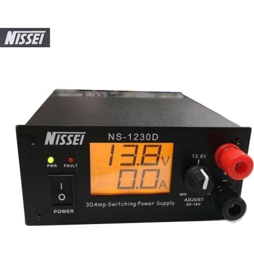 NISSEI NS-1230D Communication Switching NS1230D Power Supply 25A 5V-16V Adjustable Base Station for Car Radio Audio Systems