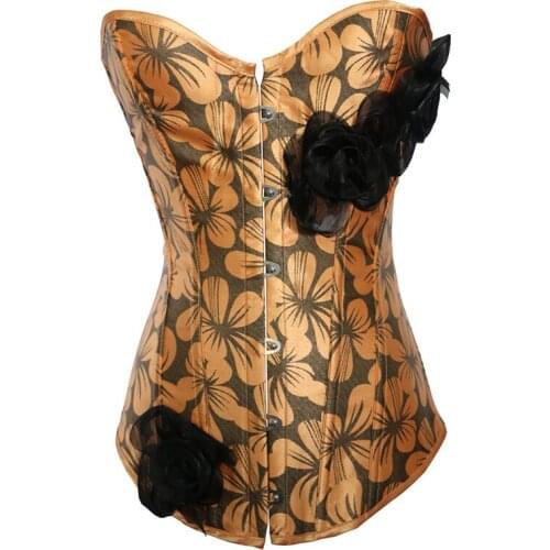 Plus Size Bustier Corsets Gothic Lace Up Binders and Shapers Overbust Body Shapewear Women Sexy Slimming Waist Trainer Boned 2XL
