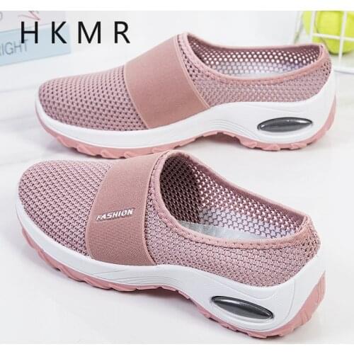 New Women Shoes Casual Increase Cushion Sandals Non-slip Platform Sandal for Women Breathable Mesh Outdoor Walking Slippers 42