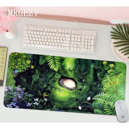 Anime Totoro and Friends Gamer Speed Mice Retail Small Rubber Mousepad Free Shipping Desk Pad Large Mouse Pad Keyboards Mat
