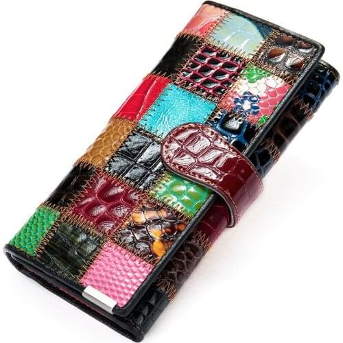 Unique Rainbow Women's Large Wallets