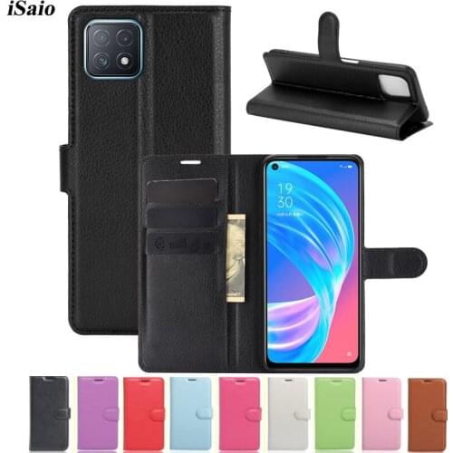 For OPPO A53 A32 2020 Wallet Case Flip Leather Cover for OPPO A72 A73 5G Mobile Phone Case Flip Cover with Card Holders Hoesje