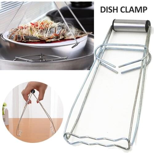 Anti-scalding Dish Clamp Hot Pan Bowl Pot Dish Clip Steamer Lifter Picker Kitchen Tool Tongs Holders