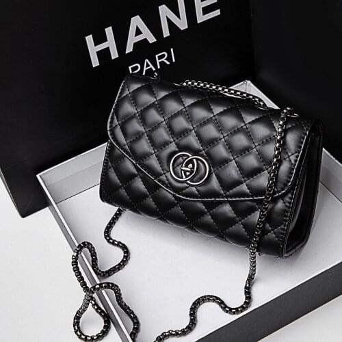 Diamond cross-body bag womens bag 2020 new fashion web celebrity all-match chain shoulder bag fashion small square bag