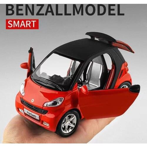 1:32 Mini Smarts Alloy Car Diecast Simulation Pocket Portable Model Metal Toy Vehicle Simulation Collection Gifts Toys for boys