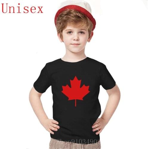 2020 Summer Newest Designer Product Especial for Kids Canada Maple Leaf Tops Cotton Streetwear boy clothes size 14 or 16 boys