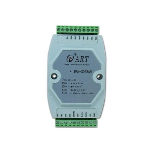 4-channel analog input, 4-channel digital input 4AI 4DI RS485 data acquisition module 10HZ adam din rail
