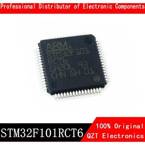 5pcs/lot new original STM32F101RCT6 STM32F101 QFP64 microcontroller MCU In Stock