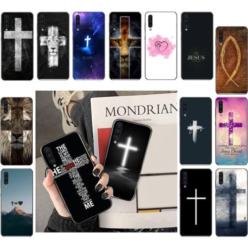 Jesus Christ Cross Phone Case For Samsung A41 A31 A50 A32 A11 A12 A02 A52 A21 M31 A72 A51 A70 A71 A21S