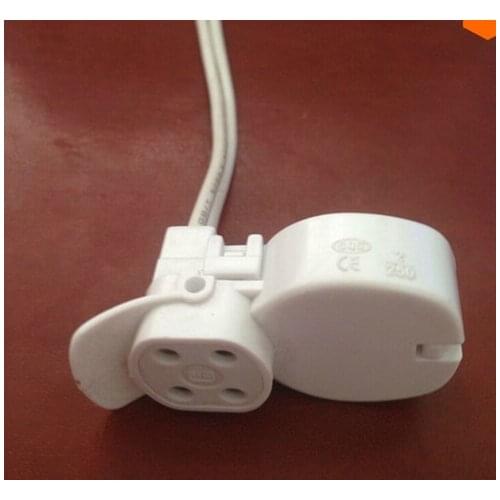 10pcs G10Q Lamp Bases With Starter Seat, Light Socket 500V 5A CE CQC