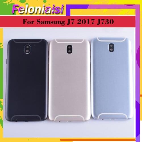 For Samsung Galaxy J7 Pro 2017 J730 J730F SM-730F Housing Battery Cover Door Rear Chassis Back Case Housing Replacement