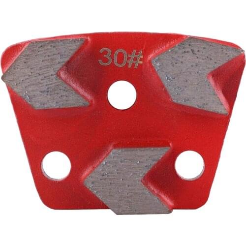 Hot XD-30 Grit Metal Bond Scraper Trapezoid Diamond Floor Grinding Pad Disc for Removing Adhesives Spots Joints