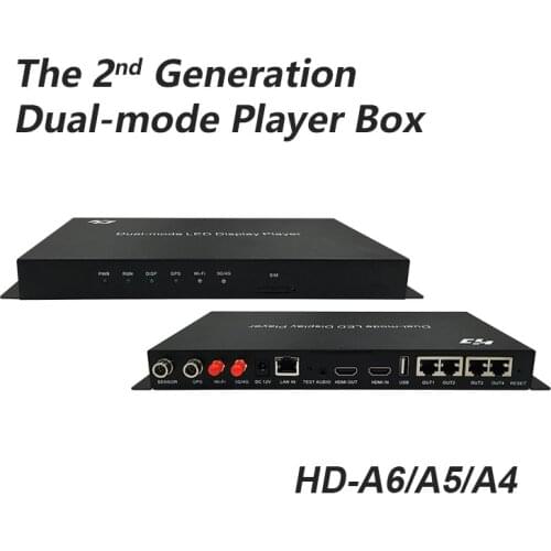 Huidu HD-A4 A5 A6 Asynch & Synch Large LED Video Display Player Dual-Mode Controller 4 in 1 player