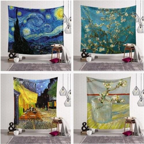 150*130cm Paintings Room Wall Hanging Blanket Tapestry Beach Towel Blanket Camping Tent Travel Mattress Art Home Decor
