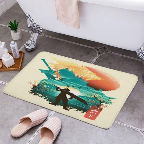 Ukiyo e Soldier 3D Print Doormats Rectangle Non-Slip DoorMat Bedroom Kitchen Entrance Print Door rugs Dropshipping