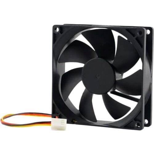 CPU Heat Sinks Cooler Fan CPU DC Cooler Fan 3-Pin 9cm 90 x 25mm 90mm CPU Heat Cooling Fan High Quality Fast Free