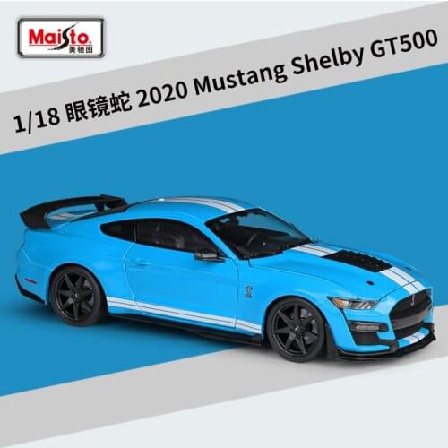 1:18 MAISTO Ford 2020 Mustang Shelby GT500 Diecast Model Car