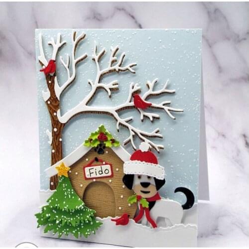 ZY 2021 New Arrival Presell Christmas Metal Cutting Dies for DIY Scrapbooking/photo album Decorative Embossing DIY Paper Cards