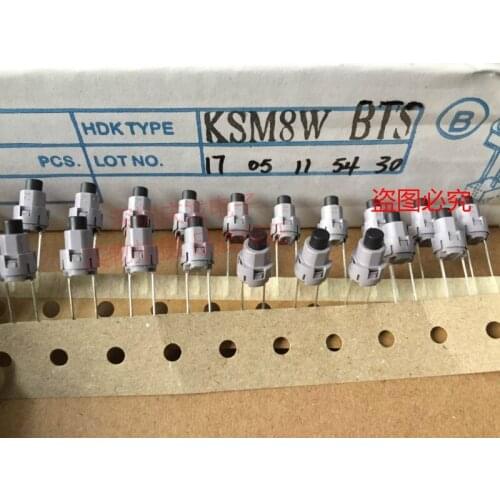 Original new 100% waterproof and dust-proof light touch switch 8*8*13 key fretting circular DIP