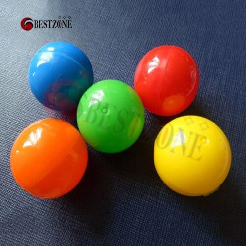 Free shipping 100pcs 30mm mixed solid colorful toy capsules; Childish beautiful plaing balls with ranbow colors