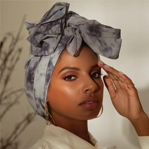 Popular Shawl Premium Chiffon Hand-Drawn Gradient Muslim Hijab Malaysian Female Headscarf Malay Indonesian Head Wrap Scarf