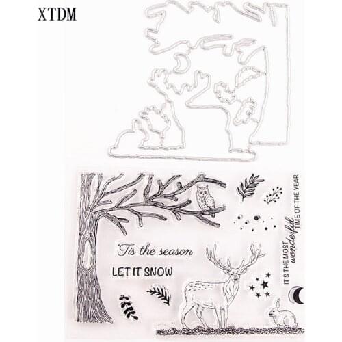 Cutting dies die elk metal printing craft paper relief DIY embossed Easter New Year Valentines Day