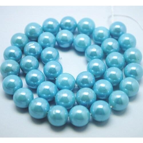 Socharming 38pcs Shell beads accessories for necklace designs findings size 10mm many colors choiced