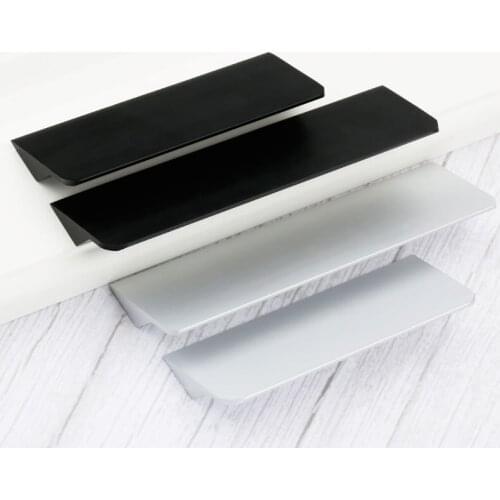 Modern Simple Drawer Wardrobe Door Handle Aluminum Alloy Cabinet Furniture Hand Nordic Closet Door Handle Hardware Accessories