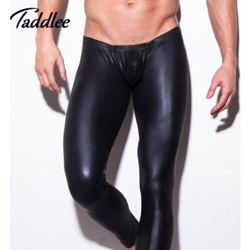 Мужские кожаные штаны TADDLEE China At AliExpress