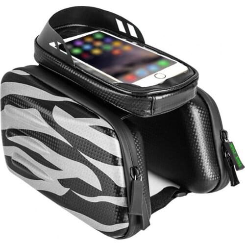 Outdoor Waterproof Cycling Bicycle Top Tube Front Frame Bag with Phone Holder Bicycle Top Tube