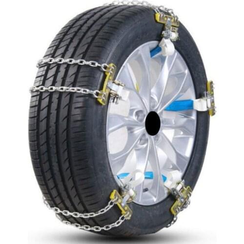 Universal Car Wheels Tyre Tire Ice Chains Truck Belt Steel Winter Anti-skid Vehicles SUV Wheel Chain Mud Road Safe Safety