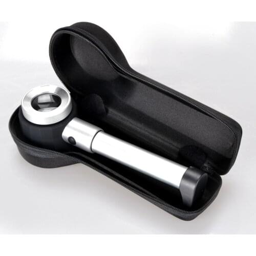 45X HD portable magnifier Magnifying glass with light Detachable reading engraving jewelry glasses loupes lupa