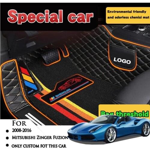 High Quality For Mitsubishi Zinger Fuzion 2016 2015 2014 2013 2012 2011 2010 2009 2008 (7 Seater) Car Floor Mats Accessories