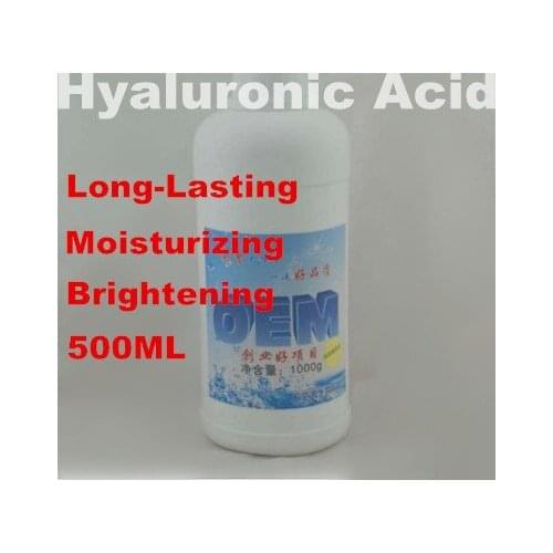 Hyaluronic Acid Liquid 100% Long Lasting Moisturizing Lock Water Brightening Hospital Equipment Essence 500ml Free Shipping