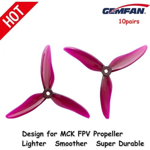 20pcs/10pairs 2pairs Gemfan Hurricane 51499 Tri-blade Propeller Props for 2306 2207 Motor RC FPV Multirotor 3 Blade