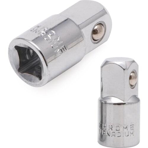 H7JB 3/8" Convert To 1/2" Ball Lock Ratchet Socket Adapter Reducer Converter Tool